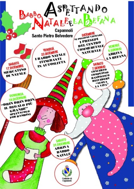 Immagini Babbo Natale E Befana.Capannoli Capannoli Aspettando Babbo Natale E La Befana Tempo Libero Toscana Eventi Sagre Mostre Della Toscana